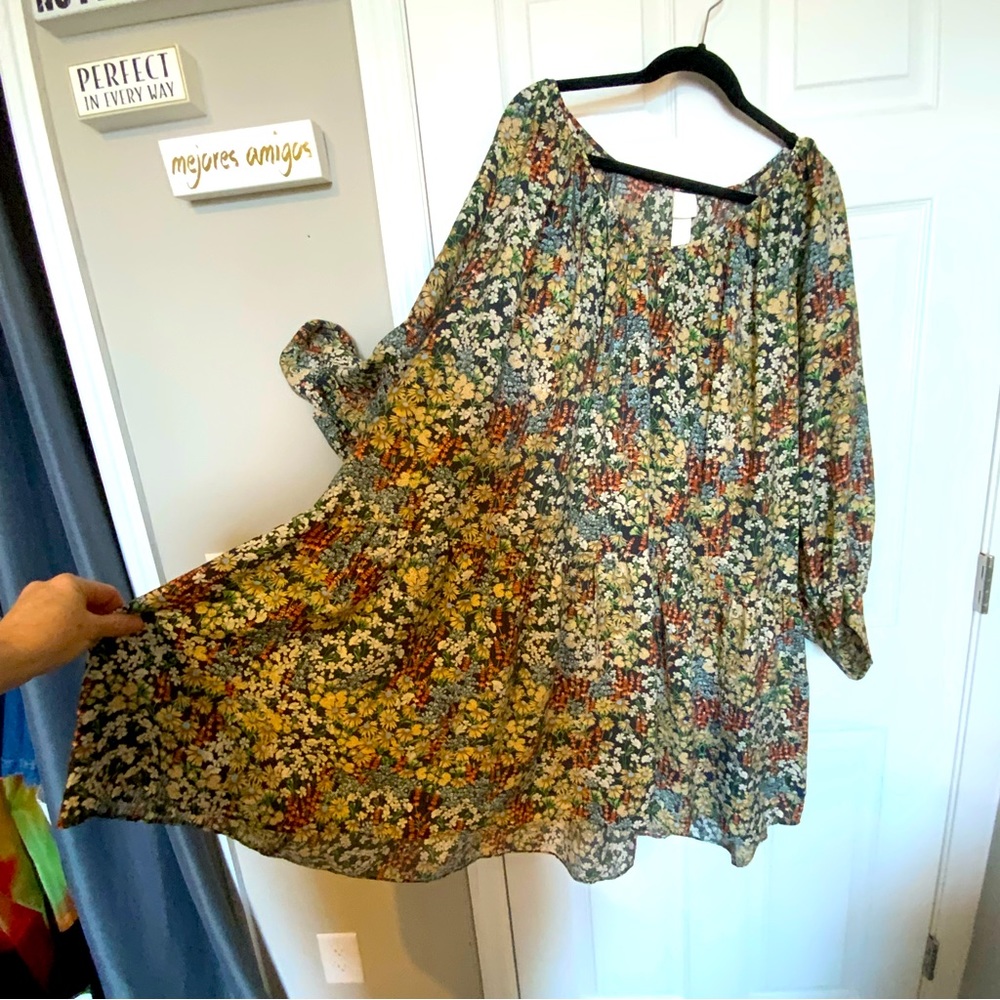 H&M short flared dress, XXL